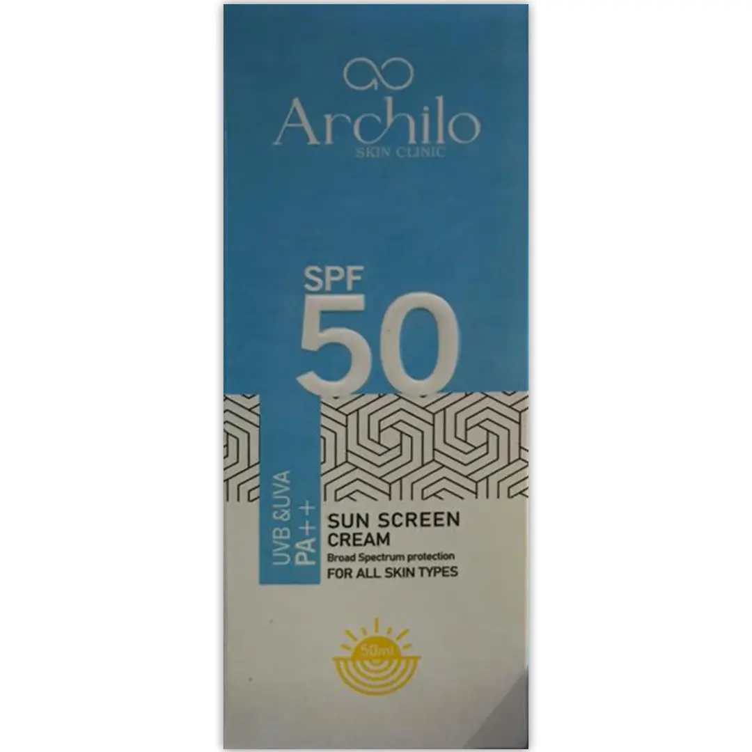 کرم ضد آفتاب انواع پوست آرچیلو  SPF50